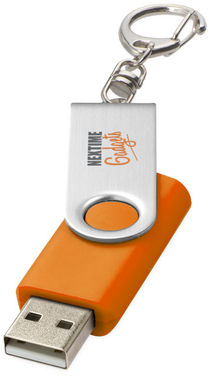 Флешка-твистер 1GB, цвет оранжевый - 1Z40010D-1GB- Фото №4