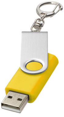 Флешка-твистер 1GB, цвет желтый - 1Z40011D-1GB- Фото №1