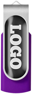 Флешка-твістер 1GB, колір пурпурний - 1Z43012D-1GB- Фото №2