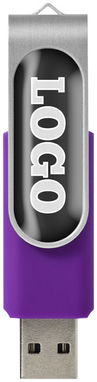 Флешка-твістер 1GB, колір пурпурний - 1Z43012D-1GB- Фото №3