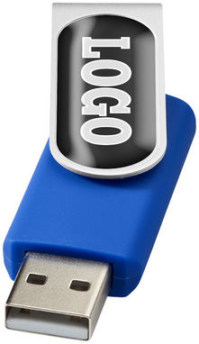 Флешка-твистер 1GB, цвет ярко-синий - 1Z43013D-1GB- Фото №1