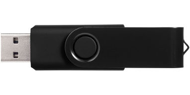 Флешка-твистер 1GB, цвет сплошной черный - 1Z42000D-1GB- Фото №3