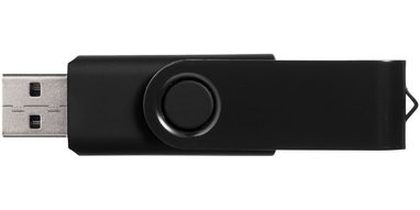 Флешка-твистер 1GB, цвет сплошной черный - 1Z42000D-1GB- Фото №5