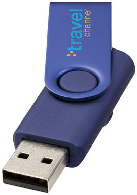 Флешка-твистер 1GB, цвет синий - 1Z42002D-1GB- Фото №5