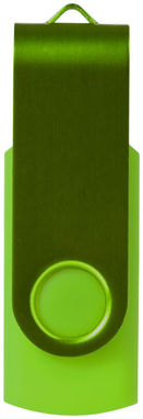 Флешка-твистер 1GB, цвет лайм - 1Z42008D-1GB- Фото №3
