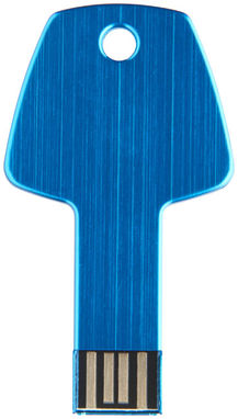Флешка-ключ алюмінієва 1GB, колір світло синій - 1Z33395D-1GB- Фото №3