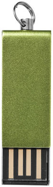 Флешка повортная мини 1GB, цвет зеленый - 1Z39275D-1GB- Фото №3