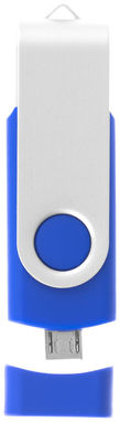 Флешка-твистер 1GB, цвет синий - 1Z20120D-1GB- Фото №3