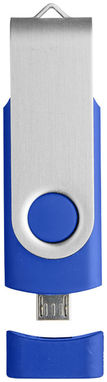 Флешка-твистер 1GB, цвет синий - 1Z20120D-1GB- Фото №6