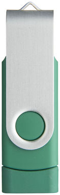 Флешка-твістер 1GB, колір зелений - 1Z20130D-1GB- Фото №5