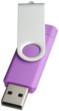 Флешка-твістер 1GB, колір пурпурний - 1Z20160D-1GB- Фото №4