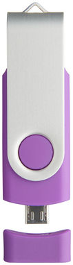 Флешка-твістер 1GB, колір пурпурний - 1Z20160D-1GB- Фото №8