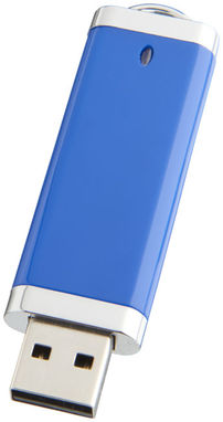 Флешка пластиковая с колпачком 1GB, цвет синий - 1Z34221D-1GB- Фото №1