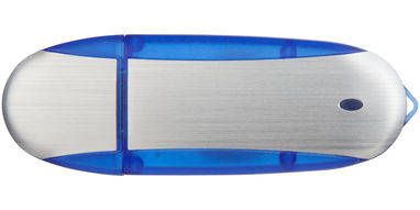 Флешка  4GB, колір синій темний, сріблястий - 1Z38702G-4GB- Фото №5