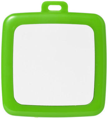 Флешка пластикова квадратна 1GB, колір зелений - 1Z39253D-1GB- Фото №2
