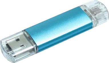 Флешка  1GB, цвет синий - 1Z20340D-1GB- Фото №1