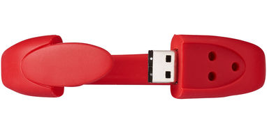 Флешка-браслет 1GB, колір червоний - 1Z30413D-1GB- Фото №3