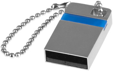 Микро USB 3.0 16GB, цвет серебряный, синий - 1Z20250K-16GB- Фото №1