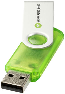 Флешка-твистер 2GB, цвет зеленый - 1Z44007D-2GB- Фото №4