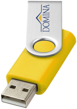 Флешка-твистер 4GB, цвет желтый - 1Z41011D-4GB- Фото №4