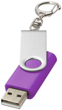 Флешка-твістер 2GB, колір пурпурний - 1Z40012D-2GB- Фото №1