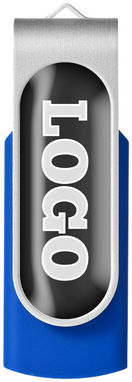 Флешка-твістер 2GB, колір яскраво-синій - 1Z43013D-2GB- Фото №2