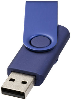 Флешка-твистер 2GB, цвет синий - 1Z42002D-2GB- Фото №1