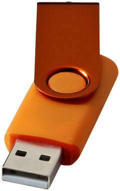 Флешка-твістер 16GB, колір помаранчевий - 1Z42010D-16GB- Фото №1