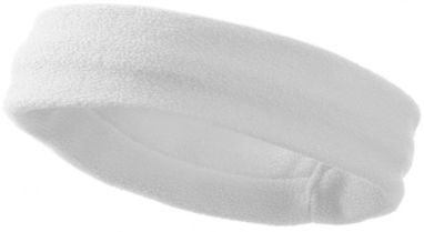 Флисовая повязка на голову, цвет белый - 11106500- Фото №1