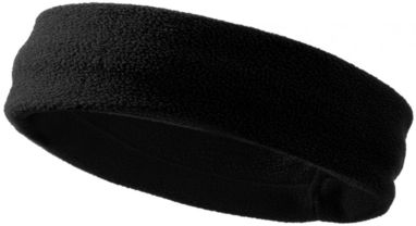 Флисовая повязка на голову, цвет черный - 11106501- Фото №1
