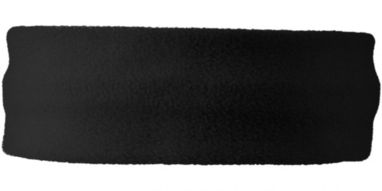 Флисовая повязка на голову, цвет черный - 11106501- Фото №2