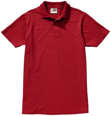 Рубашка поло First, цвет красный  размер S-XXXXL - 31093251- Фото №4