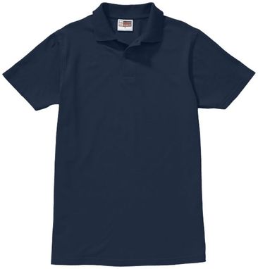 Рубашка поло First, цвет темно-синий  размер S-XXXXL - 31093496- Фото №3
