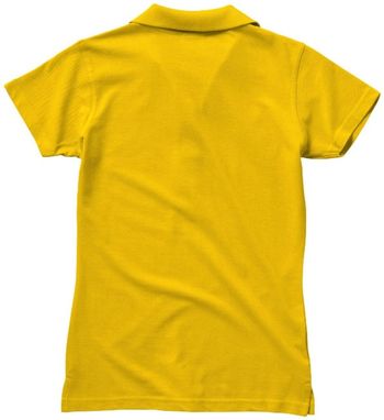 Рубашка поло женская First, цвет желтый  размер S-XXL - 31094161- Фото №3