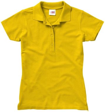 Рубашка поло женская First, цвет желтый  размер S-XXL - 31094161- Фото №4
