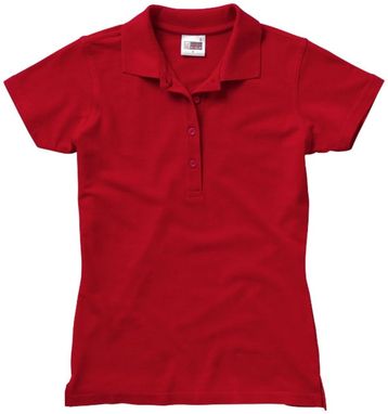 Рубашка поло женская First, цвет красный  размер S-XXL - 31094255- Фото №5