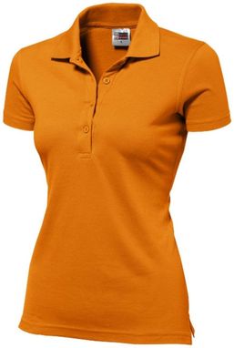 Рубашка поло женская First, цвет оранжевый  размер S-XXL - 31094331- Фото №1