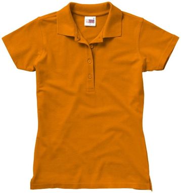 Рубашка поло женская First, цвет оранжевый  размер S-XXL - 31094331- Фото №4