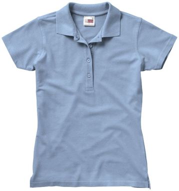 Рубашка поло женская First, цвет голубой  размер S-XXL - 31094401- Фото №4