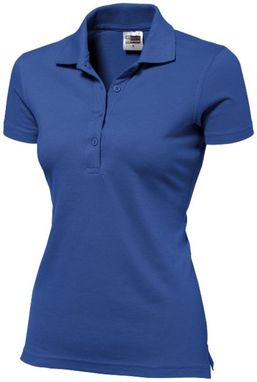 Рубашка поло женская First, цвет синий  размер S-XXL - 31094471- Фото №1