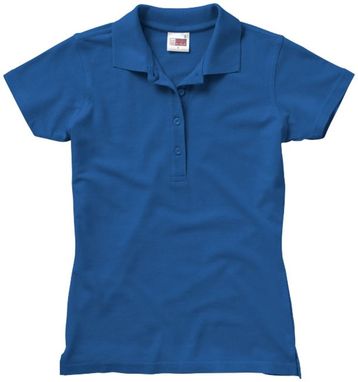 Рубашка поло женская First, цвет небесно-голубой  размер S-XXL - 31094511- Фото №4