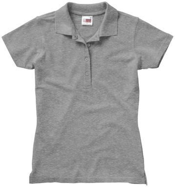 Рубашка поло женская First, цвет пепельный  размер S-XXL - 31094955- Фото №5