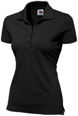 Рубашка поло женская First, цвет черный  размер S-XXL - 31094991- Фото №1