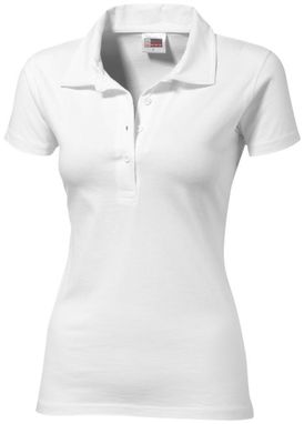 Рубашка поло женская Akron, цвет белый  размер S-XL - 31095011- Фото №1