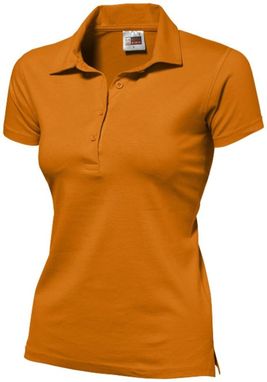 Рубашка поло женская Akron, цвет оранжевый  размер S-XL - 31095331- Фото №1