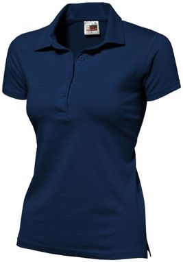 Рубашка поло женская Akron, цвет темно-синий  размер S-XL - 31095491- Фото №1