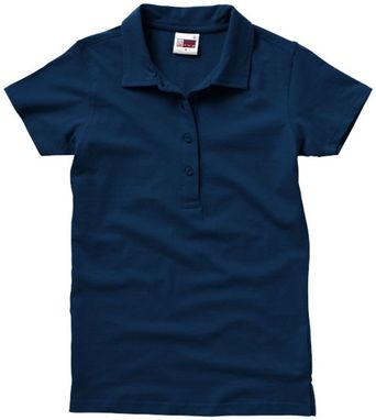 Рубашка поло женская Akron, цвет темно-синий  размер S-XL - 31095491- Фото №4