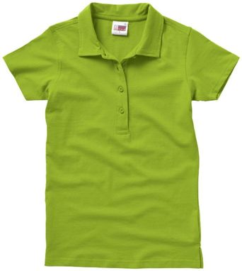 Рубашка поло женская Akron, цвет светло-зеленый  размер S-XL - 31095681- Фото №5