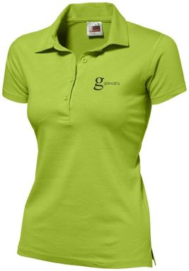 Рубашка поло женская Akron, цвет светло-зеленый  размер S-XL - 31095681- Фото №6