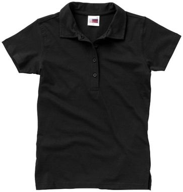 Рубашка поло женская Akron, цвет черный  размер S-XL - 31095991- Фото №5